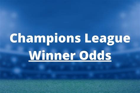 champions league top scorer odds|Champions League Winner Odds 2023/24 .